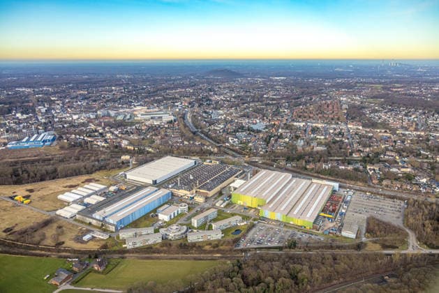 Luftbild, Everllence SE, Steinbrinkstraße, Gewerbegebiet, Eisenheim, Oberhausen, Ruhrgebiet, Nordrhein-Westfalen, Deutschland, -nördlichderEmscher- !ACHTUNGxMINDESTHONORARx60xEURO! *** Aerial photograph, Everllence SE, Steinbrinkstrasse, industrial estate, Eisenheim, Oberhausen, Ruhr area, North Rhine-Westphalia, Germany, north of the Emscher River ATTENTIONxMINDESTHONORARx60xEURO