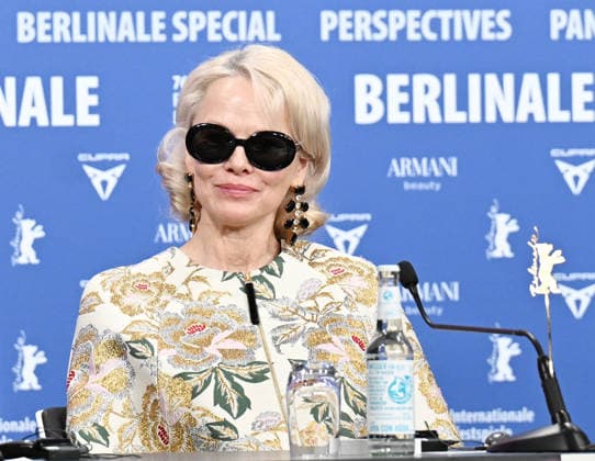 Press conference for Rosebush Burning at the 76th Berlin Film Festival Featuring: Pamela Anderson Where: Berlin, Germany When: 14 Feb 2026 Credit: Cover Images EDITORIAL USE ONLY. NOT FOR USE BY NEWSPAPERS BASED IN THE UK. Copyright: xx coverimg55467767