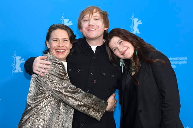 Seidi Haarla, Rupert Grint and Hanna Bergholm at the photocall for the feature film Yön lapsi Nightborn at the Berlinale 2026 76 Berlin International Film Festival at the Hotel Grand Hyatt Berlin, 14 02 2026 Foto:xC.xNiehausx xFuturexImagex nightborn_6206