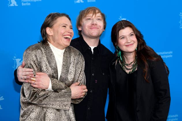 Seidi Haarla, Rupert Grint and Hanna Bergholm at the photocall for the feature film Yön lapsi Nightborn at the Berlinale 2026 76 Berlin International Film Festival at the Hotel Grand Hyatt Berlin, 14 02 2026 Foto:xC.xNiehausx xFuturexImagex nightborn_6207