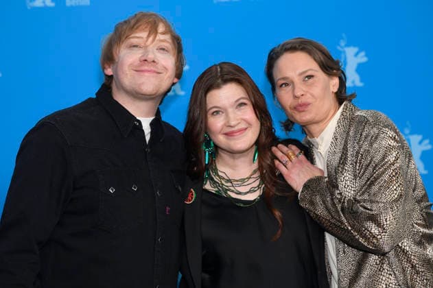 Rupert Grint, Hanna Bergholm and Seidi Haarla at the photocall for the feature film Yön lapsi Nightborn at the Berlinale 2026 76 Berlin International Film Festival at the Hotel Grand Hyatt Berlin, 14 02 2026 Foto:xC.xNiehausx xFuturexImagex nightborn_6217