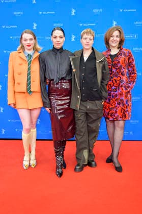 Luna Wedler, Haley Louise Jones, Sylvaine Faligant and Martina Gedeck at the premiere of the feature film Allegro Pastell at the Berlinale 2026 76 Berlin International Film Festival at the Zoo Palast Berlin, 14 02 2026 Foto:xM.xBehrensx xFuturexImagex allegro_6227