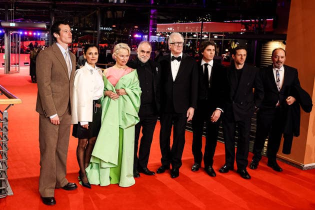 Berlin Berlinale, 76 Berlin International Film Festival 2026 Photo Call red Carpet ROSEBUSH PRUNING Callum Turner Actor Actor Elena Anaya Actress Actor Pamela Anderson Actress Actor Karim Aïnouz Director Director Andrew Lockhardt Actress Actor Lukas G Copyright: xEibner-Pressefoto RogerxBuerkex EP_RBE