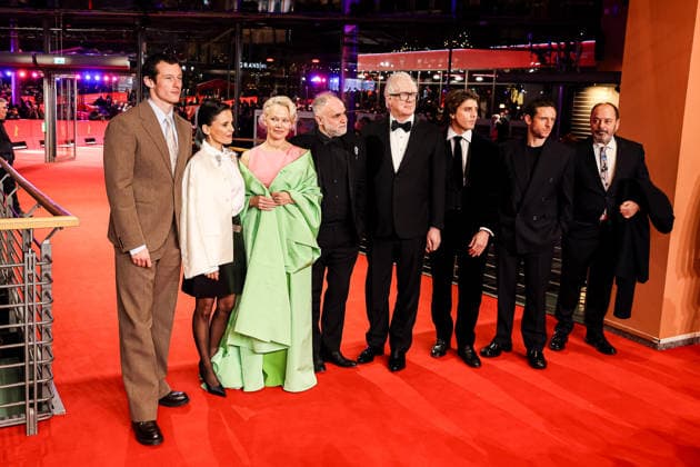 Berlin Berlinale, 76 Berlin International Film Festival 2026 Photo Call red Carpet ROSEBUSH PRUNING Callum Turner Actor Actor Elena Anaya Actress Actor Pamela Anderson Actress Actor Karim Aïnouz Director Director Andrew Lockhardt Actress Actor Lukas G Copyright: xEibner-Pressefoto RogerxBuerkex EP_RBE