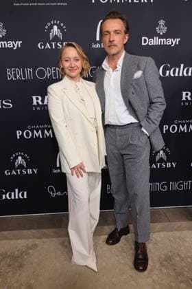 12.02.2026, Anna Maria Mühe und Lucas Gregorowicz zur Berlin Opening Night 2026, The Stue, Berlin, Berlin Berlin *** 12 02 2026, Anna Maria Mühe and Lucas Gregorowicz at the Berlin Opening Night 2026, The Stue, Berlin, Berlin Berlin
