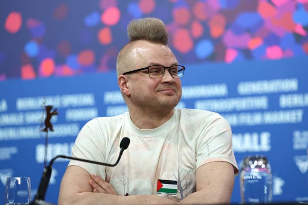 February 14, 2026, Berlin, Brandenburg, Germany: The 76 Berlinale Film Festival is taking place in Berlin from February 12 to 22, 2026. Nightborn film press conference. Ilja Rautsi during the press conference. Berlin Germany - ZUMAt227 20260214_zip_t227_014 Copyright: xMarinaxTakimotox