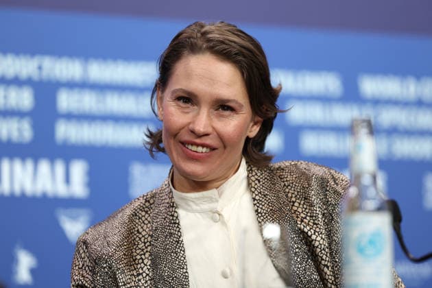 February 14, 2026, Berlin, Brandenburg, Germany: The 76 Berlinale Film Festival is taking place in Berlin from February 12 to 22, 2026. Nightborn film press conference. Seidi Haarla during the press conference. Berlin Germany - ZUMAt227 20260214_zip_t227_021 Copyright: xMarinaxTakimotox