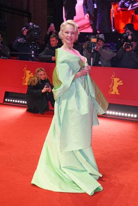 Pamela Anderson at the premiere ROSEBUSH PRUNING as part of 76 BERLINALE International Berlin Film Festival at the Berlinale Palast at Potsdamer Platz in Berlin on 14 02 2026