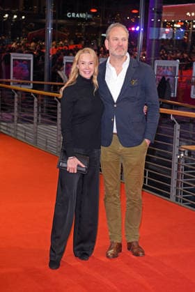Feo Aladag, Dr Martin Diesbach at the premiere ROSEBUSH PRUNING as part of 76 BERLINALE International Berlin Film Festival at the Berlinale Palast at Potsdamer Platz in Berlin on 14 02 2026