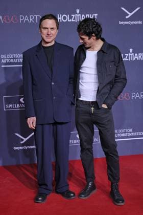 Medienboard Party 2026 Lars Eidinger and guest party of Medienboard Berlin Brandenburg 2026, Holzmarkt Berlin, date 14 02 2026 Copyright: xEventpress Kratschx