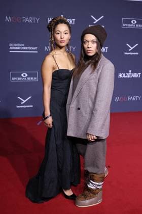 Medienboard Party 2026 Aysha Joy Samuel, Rebecca Lina Party of Medienboard Berlin Brandenburg 2026, Holzmarkt Berlin, Date 14 02 2026 Copyright: xEventpress Kratschx