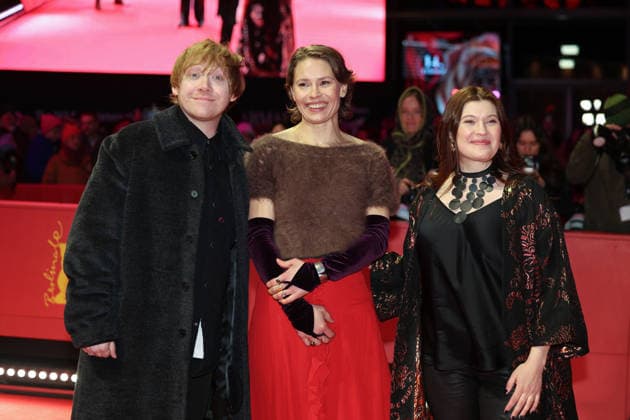 February 14, 2026, Berlin, Brandenburg, Germany: The 76 Berlinale Film Festival is taking place in Berlin from February 12 to 22, 2026. Nightborn film red carpet. Rupert Grint, Seidi Haarla; Hanna Bergholm attended the opening Red Carpet Berlin Germany  - ZUMAt227 20260214_zip_t227_028 Copyright: xMarinaxTakimotox