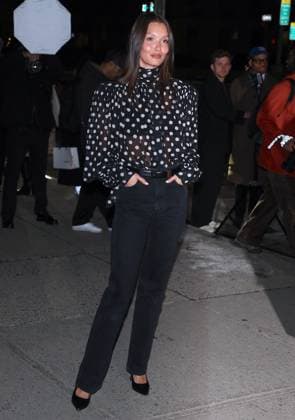 NYFW - Celebs at The Khaite Fashion Show Yada Villaret attends the Khaite show during the New York Fashion Week, NY on February 14, 2026. Photo by Charles Guerin ABACAPRESS.COM New York NY United States  Copyright: xGuerinxCharles ABACAx