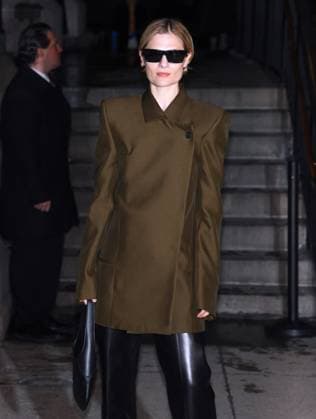 NYFW - Celebs at The Khaite Fashion Show Louisa Jacobson attends the Khaite show during the New York Fashion Week, NY on February 14, 2026. Photo by Charles Guerin ABACAPRESS.COM New York NY United States  Copyright: xGuerinxCharles ABACAx