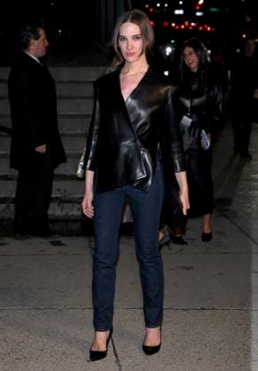 NYFW - Celebs at The Khaite Fashion Show attends the Khaite show during the New York Fashion Week, NY on February 14, 2026. Photo by Charles Guerin ABACAPRESS.COM New York NY United States  Copyright: xGuerinxCharles ABACAx