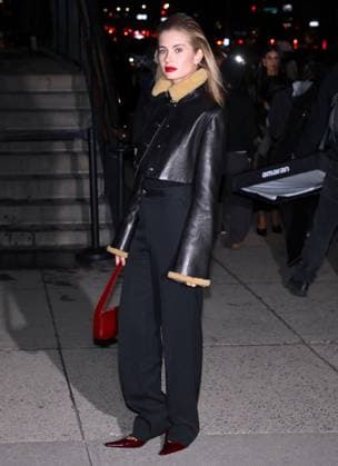 NYFW - Celebs at The Khaite Fashion Show attends the Khaite show during the New York Fashion Week, NY on February 14, 2026. Photo by Charles Guerin ABACAPRESS.COM New York NY United States  Copyright: xGuerinxCharles ABACAx