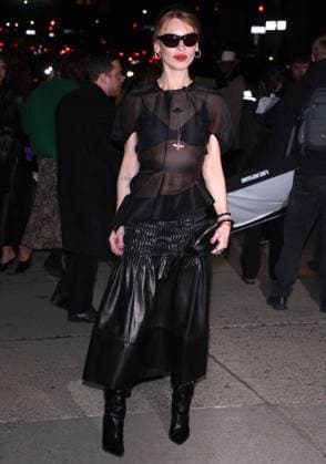 NYFW - Celebs at The Khaite Fashion Show Ivy Getty attends the Khaite show during the New York Fashion Week, NY on February 14, 2026. Photo by Charles Guerin ABACAPRESS.COM New York NY United States  Copyright: xGuerinxCharles ABACAx