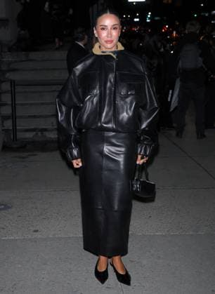 NYFW - Celebs at The Khaite Fashion Show Tamara Kalinic attends the Khaite show during the New York Fashion Week, NY on February 14, 2026. Photo by Charles Guerin ABACAPRESS.COM New York NY United States  Copyright: xGuerinxCharles ABACAx