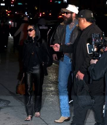 NYFW - Celebs at The Khaite Fashion Show Post Malone and girlfriend Christy Lee attend the Khaite show during the New York Fashion Week, NY on February 14, 2026. Photo by Charles Guerin ABACAPRESS.COM New York NY United States  Copyright: xGuerinxCharles ABACAx