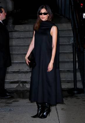 NYFW - Celebs at The Khaite Fashion Show Olivia Munn attends the Khaite show during the New York Fashion Week, NY on February 14, 2026. Photo by Charles Guerin ABACAPRESS.COM New York NY United States  Copyright: xGuerinxCharles ABACAx