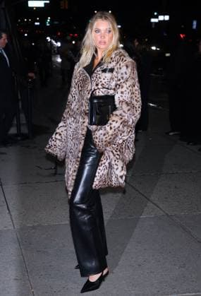 NYFW - Celebs at The Khaite Fashion Show Elsa Hosk attends the Khaite show during the New York Fashion Week, NY on February 14, 2026. Photo by Charles Guerin ABACAPRESS.COM New York NY United States  Copyright: xGuerinxCharles ABACAx
