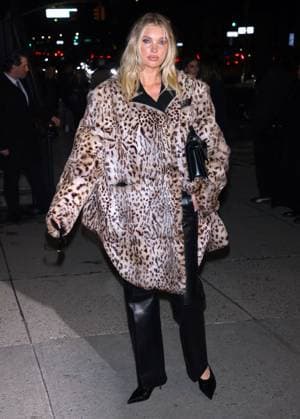 NYFW - Celebs at The Khaite Fashion Show Elsa Hosk attends the Khaite show during the New York Fashion Week, NY on February 14, 2026. Photo by Charles Guerin ABACAPRESS.COM New York NY United States  Copyright: xGuerinxCharles ABACAx