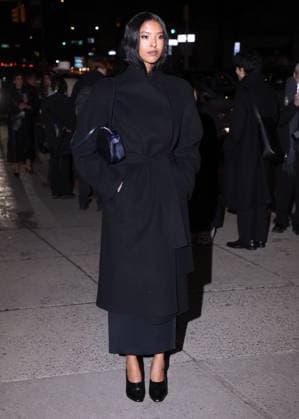 NYFW - Celebs at The Khaite Fashion Show Natalia Bryant attends the Khaite show during the New York Fashion Week, NY on February 14, 2026. Photo by Charles Guerin ABACAPRESS.COM New York NY United States  Copyright: xGuerinxCharles ABACAx