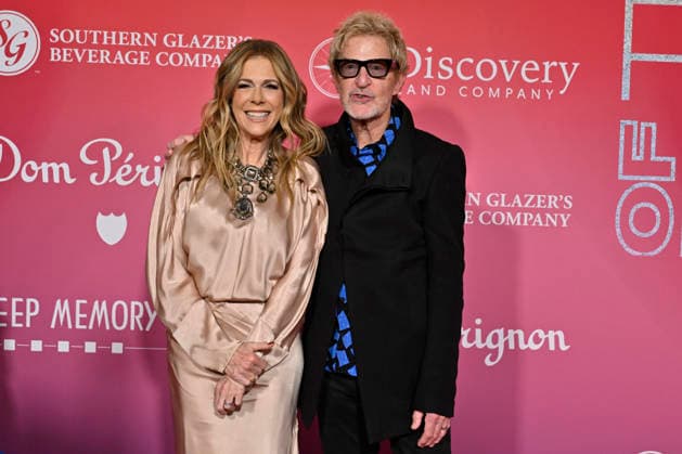 Feb. 14, 2026 - Las Vegas, Nevada, U.S. - Singer-songwriter Rita Wilson (L) and singer Kevin Cronin of REO Speedwagon attend the annual Keep Memory Alive Power of Love gala benefit for the Cleveland Clinic Lou Ruvo Center for Brain Health at MGM Grand Garden Arena on February 14, 2026 in Las Vegas, Nevada. Las Vegas USA - ZUMAbk3_ 20260214_zaf_bk3_088 Copyright: xDavidxBeckerx