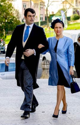 14-02-2026 Portugal Wedding of Princess Leopoldine Eleonore Therese Marie von and zu Liechtenstein and Bruno Walter Pedrosa Joao at the Estrela Basilica in Lisbon, Portugal. Â  Copyright: xPPEx