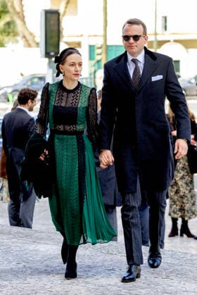 14-02-2026 Portugal Wedding of Princess Leopoldine Eleonore Therese Marie von and zu Liechtenstein and Bruno Walter Pedrosa Joao at the Estrela Basilica in Lisbon, Portugal. Â  Copyright: xPPEx