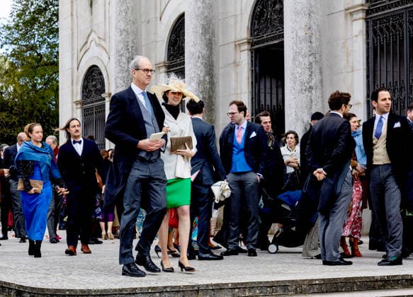 14-02-2026 Portugal Wedding of Princess Leopoldine Eleonore Therese Marie von and zu Liechtenstein and Bruno Walter Pedrosa Joao at the Estrela Basilica in Lisbon, Portugal. Â  Copyright: xPPEx