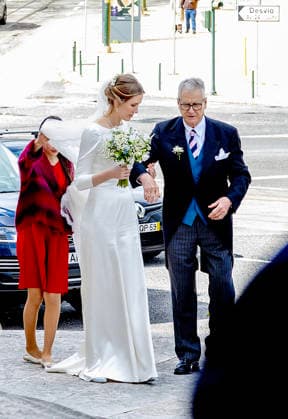 14-02-2026 Portugal Wedding of Princess Leopoldine Eleonore Therese Marie von and zu Liechtenstein and Bruno Walter Pedrosa Joao at the Estrela Basilica in Lisbon, Portugal. Â  Copyright: xPPEx