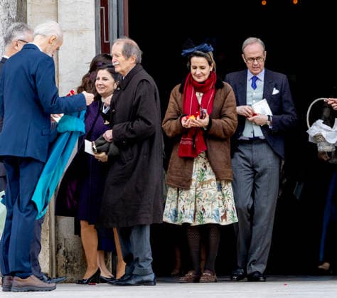 14-02-2026 Portugal Wedding of Princess Leopoldine Eleonore Therese Marie von and zu Liechtenstein and Bruno Walter Pedrosa Joao at the Estrela Basilica in Lisbon, Portugal. Duchess of Braganza and Dom Duarte, Duque of Braganza Â  Copyright: xPPEx