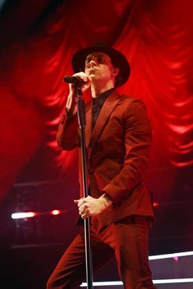 MaxÃ¯mo Park performing at Brixton Academy LONDON, ENGLAND - FEBRUARY 14: Paul Smith of ˜MaxÃ¯mo Park™ performing at Brixton Academy on February 14, 2026 in London, England. CAP MAR MAR Great Britain Copyright: xMartinxHarris CapitalxPicturesx