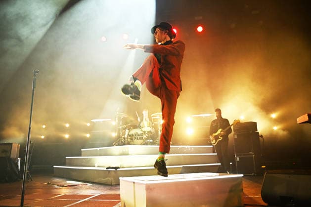 MaxÃ¯mo Park performing at Brixton Academy LONDON, ENGLAND - FEBRUARY 14: Paul Smith of ˜MaxÃ¯mo Park™ performing at Brixton Academy on February 14, 2026 in London, England. CAP MAR MAR Great Britain Copyright: xMartinxHarris CapitalxPicturesx