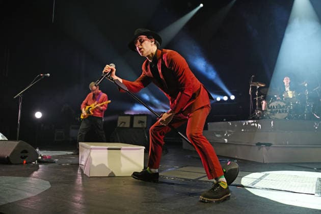 MaxÃ¯mo Park performing at Brixton Academy LONDON, ENGLAND - FEBRUARY 14: Paul Smith of ˜MaxÃ¯mo Park™ performing at Brixton Academy on February 14, 2026 in London, England. CAP MAR MAR Great Britain Copyright: xMartinxHarris CapitalxPicturesx