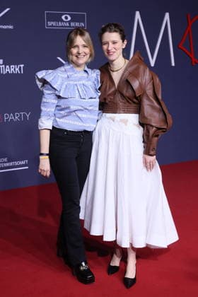 14 02 2026, Laura Tonke, Katharina Stark at the Medienboard Party 2026, Holzmarkt Berlin, Berlin Berlin