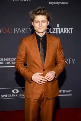 Tom Boettcher on the red carpet at the Medienboard Party 2026 at the 76 Berlinale 2026 at Holzmarkt on Saturday February 14, 2026 in Berlin Berlin Germany