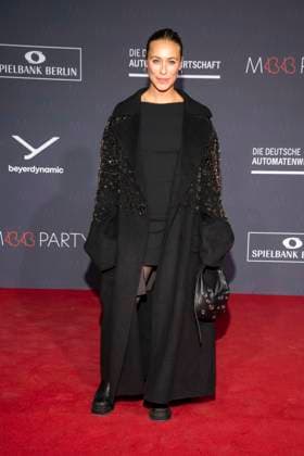 Sina Tkotsch as a guest on the red carpet at the Medienboard Party 2026 at the 76 Berlinale 2026 at Holzmarkt on Saturday February 14, 2026 in Berlin Berlin Germany