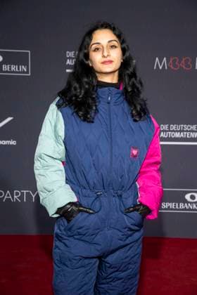 Safak Senguel as a guest on the red carpet at the Medienboard Party 2026 at the 76 Berlinale 2026 at Holzmarkt on Saturday February 14, 2026 in Berlin Berlin Germany