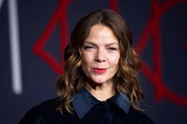 Jessica Schwarz on the red carpet at the Medienboard Party 2026 at the 76 Berlinale 2026 at Holzmarkt on Saturday, February 14, 2026 in Berlin Berlin Germany