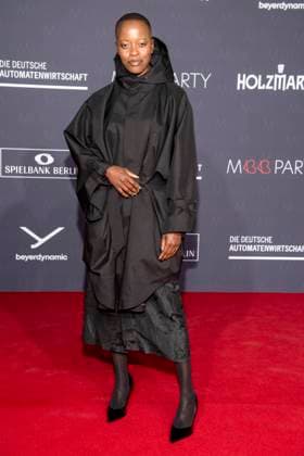 Florence Kasumba on the red carpet at the Medienboard Party 2026 at the 76 Berlinale 2026 at Holzmarkt on Saturday February 14, 2026 in Berlin Berlin Germany