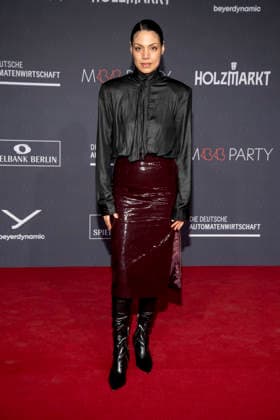 Haley Louise Jones on the red carpet at the Medienboard Party 2026 at the 76 Berlinale 2026 at Holzmarkt on Saturday February 14, 2026 in Berlin Berlin Germany