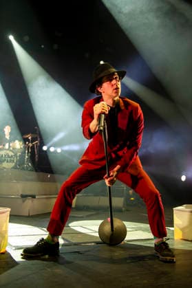 Maximo Park at O2 Academy Brixton 14 02 2026 Maximo Park perform at O2 Academy Brixton in London on 14th February 2026. Tom English drums Duncan Lloyd guitar Paul Smith lead vocals Jemma Freese keyboards, piano, backing vocals Andrew Lowther bass guitar, Credit:Zoran Veselinovic Avalon UK, London, O2 Academy Brixton  Copyright: xZoranxVeselinovicx xAvalonx 1075153114
