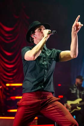 Maximo Park at O2 Academy Brixton 14 02 2026 Maximo Park perform at O2 Academy Brixton in London on 14th February 2026. Tom English drums Duncan Lloyd guitar Paul Smith lead vocals Jemma Freese keyboards, piano, backing vocals Andrew Lowther bass guitar, Credit:Zoran Veselinovic Avalon UK, London, O2 Academy Brixton  Copyright: xZoranxVeselinovicx xAvalonx 1075153233