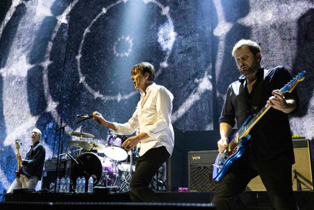 Suede , performs live, at, o2 Cith Hall, Newcastle, Uk, on 14 February 2026 Mat Osman,Simon Gilbert, Brett Anderson, and Richard Oakes ,of Suede , performs live, at, o2 Cith Hall, Newcastle, Uk, on 14 February 2026, Credit:David Wala Avalon England, Tyne and Wear, Newcastle upon Tyne  Copyright: xDavidxWalax xAvalonx 1075151145