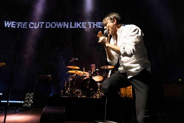 Suede , performs live, at, o2 Cith Hall, Newcastle, Uk, on 14 February 2026 Brett Anderson of Suede , performs live, at, o2 Cith Hall, Newcastle, Uk, on 14 February 2026, Credit:David Wala Avalon England, Tyne and Wear, Newcastle upon Tyne  Copyright: xDavidxWalax xAvalonx 1075151159