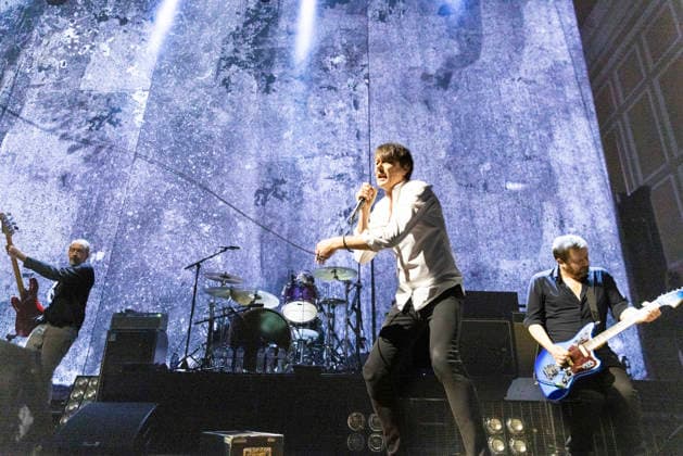 Suede , performs live, at, o2 Cith Hall, Newcastle, Uk, on 14 February 2026 Mat Osman,Simon Gilbert, Brett Anderson, and Richard Oakes ,of Suede , performs live, at, o2 Cith Hall, Newcastle, Uk, on 14 February 2026, Credit:David Wala Avalon England, Tyne and Wear, Newcastle upon Tyne  Copyright: xDavidxWalax xAvalonx 1075151618