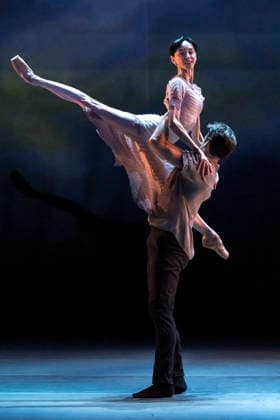 February 15, 2026, London, London, UK: LONDON, UK. LucoÂ­a Lacarra, International Star Dancer, and Matthew Golding, International Star Dancer, rehearse Finding Light ahead of the 20th anniversary Ballet Icons Gala at the London Coliseum. The Gala features an international cast of ballet stars from the worldÃ¢â‚¬â ¢s most prestigious companies. London UK  - ZUMAl94_ 20260215_zaf_l94_002 Copyright: xStephenxChungx