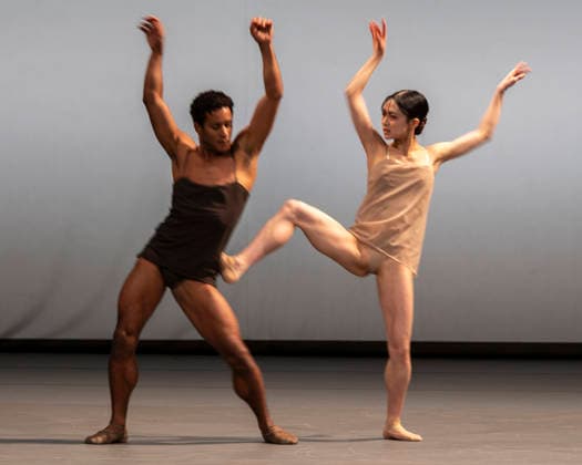February 15, 2026, London, London, UK: LONDON, UK. Sae Maeda, Royal Ballet, and Marcelino Sambo , Royal Ballet, rehearse Chroma ahead of the 20th anniversary Ballet Icons Gala at the London Coliseum. The Gala features an international cast of ballet stars from the worldÃ¢â‚¬â ¢s most prestigious companies. London UK  - ZUMAl94_ 20260215_zaf_l94_011 Copyright: xStephenxChungx